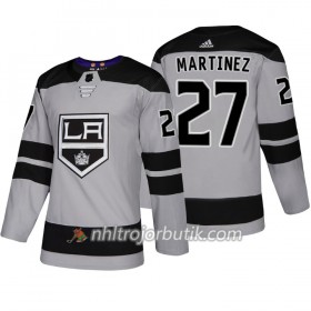 Män Ishockey Los Angeles Kings tröja Alec Martinez 27 Alternate Adidas 2018-19 Authentic